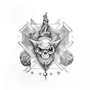 jewish ukrainian tattoo design idea