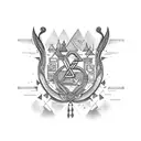 jewish ukrainian tattoo design idea