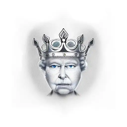 Queen's Crown tattoo design idea