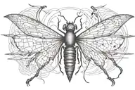 Metamorphosis-franz kafka related horizontal tattoo tattoo design idea