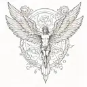a money bill with wings spread tattoo design idea