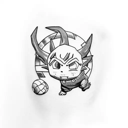 goku gohan vegita ash ketchum pikachu charizard pokemon ball dragon ball as a arm tattoo sleeve tattoo design idea