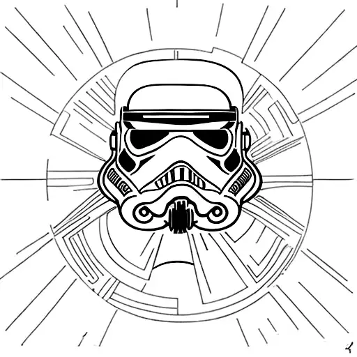 Star Wars inspired not so obvious Ashoka  tattoo design idea