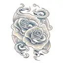 coffin tattoo design idea