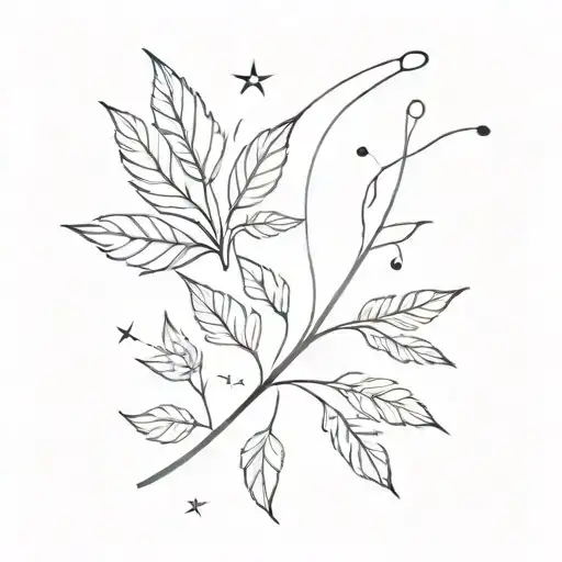 Create a tattoo design that symbolizes the connection between football refereeing and blackjack with few weed leaves tattoo design idea