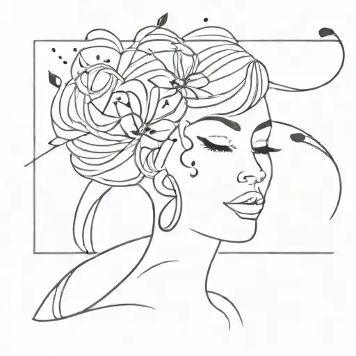 bossa nova music tattoo design idea