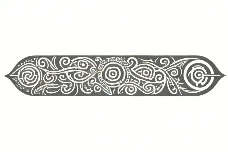 Taíno symbols tattoo design idea