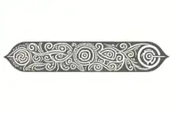 Taíno symbols tattoo design idea