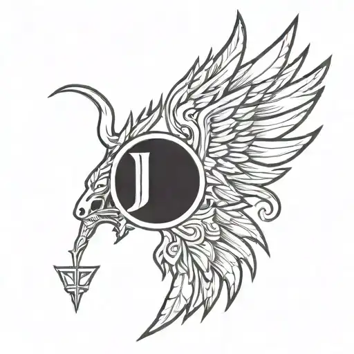duke blue devils wings tattoo design idea
