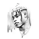 xxxtentacion tattoo design idea