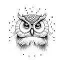 Owl tattoo design idea