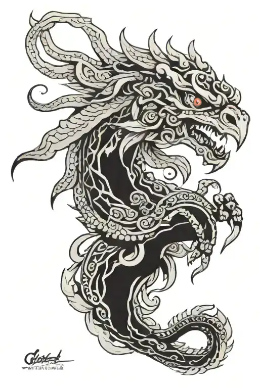 quetzalcoatl tattoo design idea