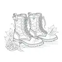 Here's a tattoo idea based on the lyrics of "Even Though I'm Leaving" by Luke Combs:  Design:  - A pair of boots (repres tattoo design idea