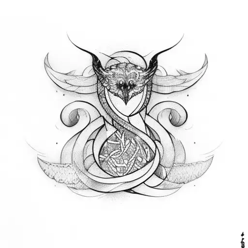 letras alas tribales tattoo design idea