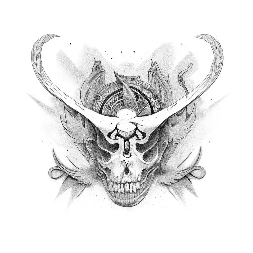 letras alas tribales tattoo design idea