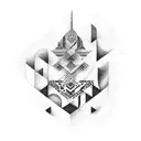 letras alas tribales tattoo design idea