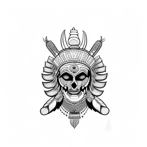 TOTEM indien vancouver tattoo design idea