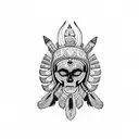 TOTEM indien vancouver tattoo design idea