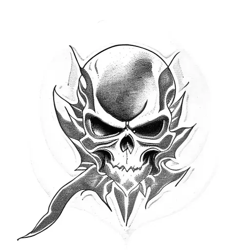 ghost rider tattoo design idea
