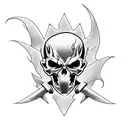 ghost rider tattoo design idea