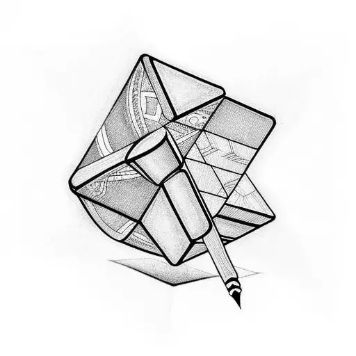 RUBIKS CUBE tattoo design idea