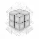 RUBIKS CUBE tattoo design idea