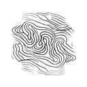 lines wich go around the arm as something calm yet mysterious  tattoo design idea