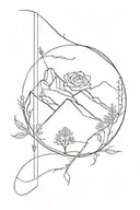 solitude tattoo design idea