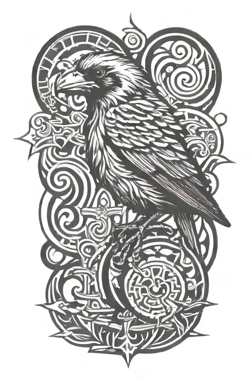 Shrike Chess Piece tattoo design idea