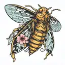 Cicada tattoo design idea