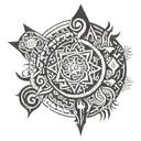 all the gods, all the heavens, all the hells are within you  tattoo design idea