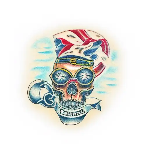 the letters CD tattoo design idea