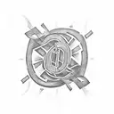 Charli D'Amelio's Initials tattoo design idea