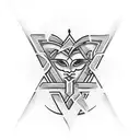 Charli D'Amelio's Initials tattoo design idea