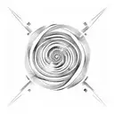 Spiral tattoo design idea