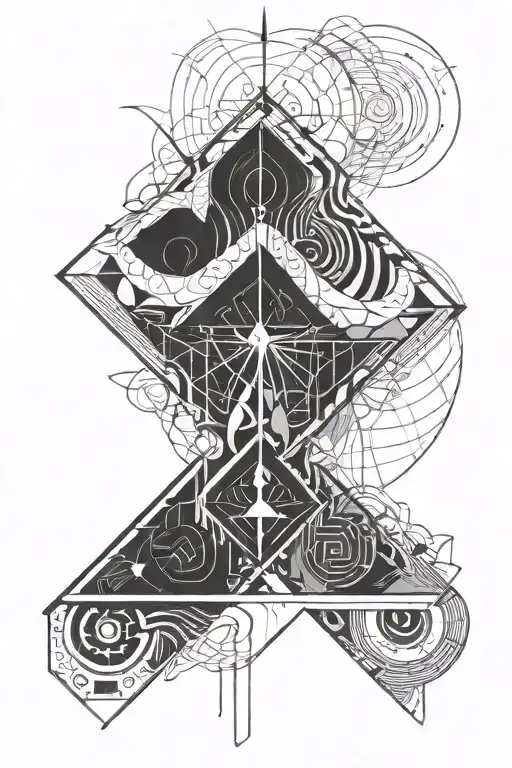 air element tattoo design idea