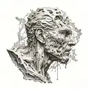 man cannot remake himself without suffering, for he is both the marble and the sculptor tattoo design idea