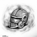 attacking Titan with a Footbal helmet tattoo design idea