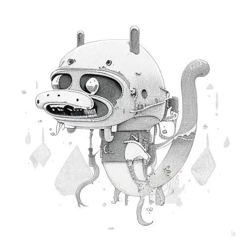 Adventure time tattoo design idea