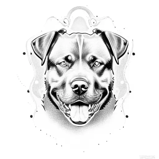 rottweiller dog tattoo tattoo design idea