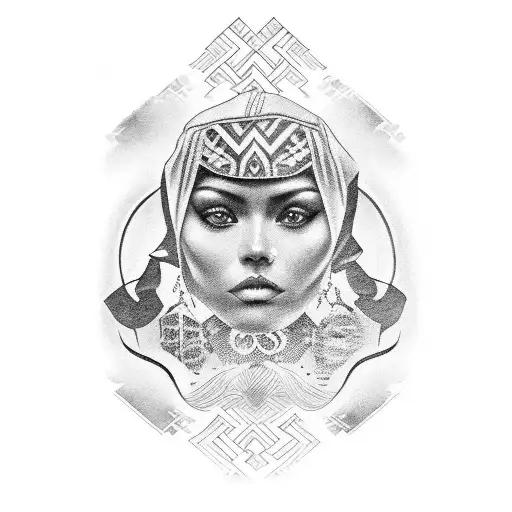 Mexican heritage & American heritage tattoo design idea