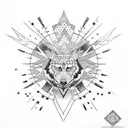 Cherokee tattoo design idea