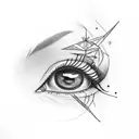 eyes don't lie words tattoo design idea