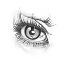 eyes don't lie words tattoo design idea