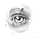 eyes don't lie words tattoo design idea