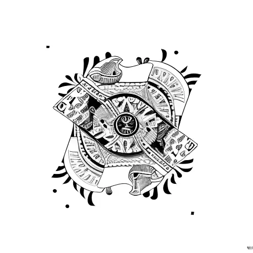 two playing cards held in a fan. first card has a 2 in the corner and LA in the middle. second card a 4 in the corner LV tattoo design idea