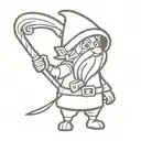 old school runescape gnome tattoo design idea