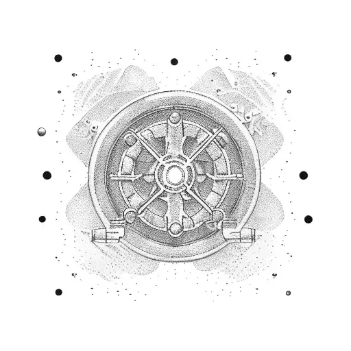 icon for chemistry and physics tattoo design idea