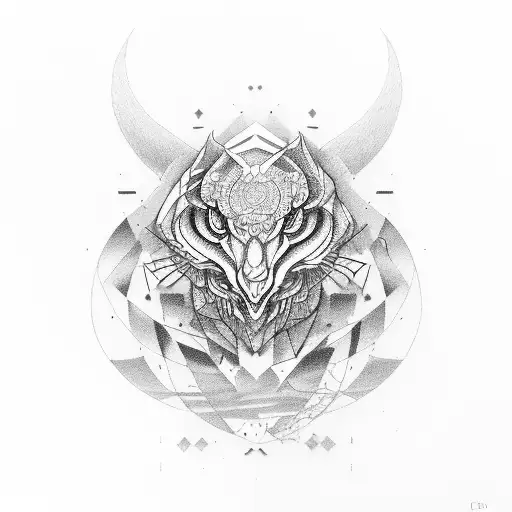 R caracter very stylish tattoo design idea