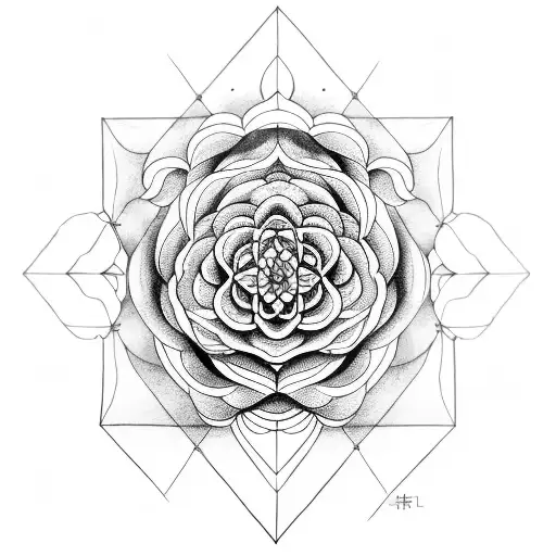 left arm flower of life aya tattoo design idea